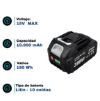 Batería de Litio 398VF 18V Recargable